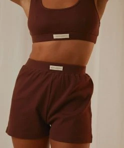 Peppermayo Exclusive PM Basic Organic Cotton Shorts - Choc Brown 11 Peppermayo Exclusive PM Basic Organic Cotton Shorts - Choc Brown