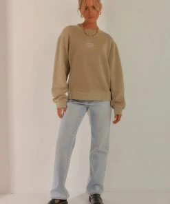 Nude Lucy New & Most Loved Nude Classics Slogan Sweat - Washed Sage