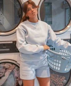 Vacancy Supply New & Most Loved Paradise Crew - Sky Blue