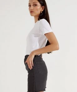 Afends New & Most Loved Rosa - Hemp Fitted Tee - White