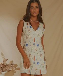 Peppermayo Exclusive Audrey Vintage Linen Slip Dress - Santorini New & Most Loved 10 Peppermayo Exclusive Audrey Vintage Linen Slip Dress - Santorini New & Most Loved