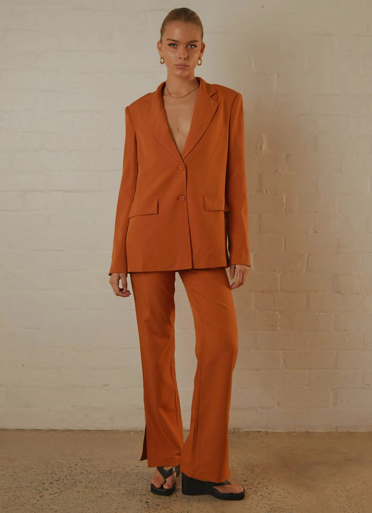 Peppermayo Exclusive New & Most Loved Tess Oversized Blazer - Terracotta 3 Peppermayo Exclusive New & Most Loved Tess Oversized Blazer - Terracotta