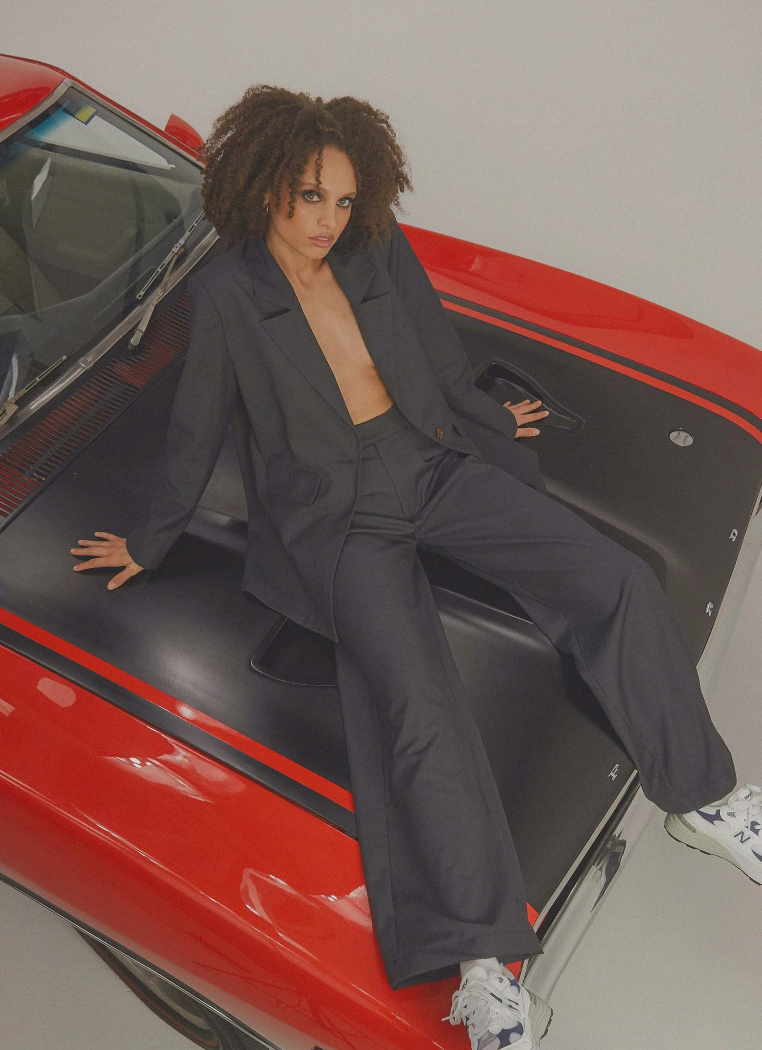 Vacancy Supply Rally Oversized Blazer - Charcoal New & Most Loved 4 Vacancy Supply Rally Oversized Blazer - Charcoal New & Most Loved