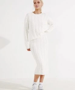 Peppermayo New & Most Loved The Lodge Knit Skirt - Cream 11 Peppermayo New & Most Loved The Lodge Knit Skirt - Cream