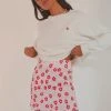 Peppermayo Modern Love Mini Skirt - Pink Floral New & Most Loved 2 Peppermayo Modern Love Mini Skirt - Pink Floral New & Most Loved