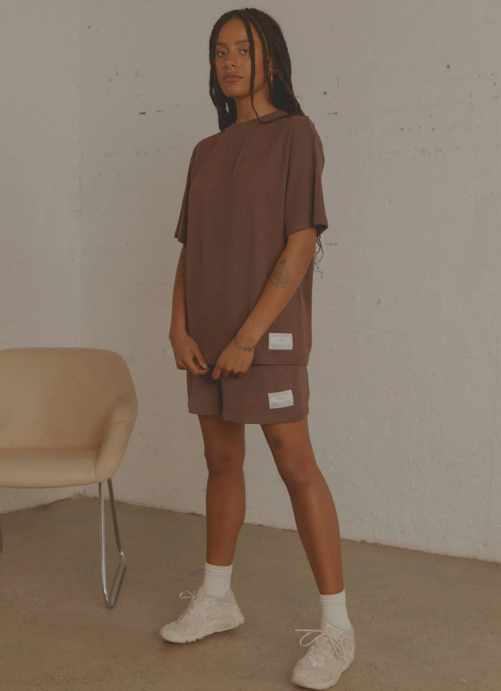 Vacancy Supply The Essential Tee - Chocolate 6 Vacancy Supply The Essential Tee - Chocolate