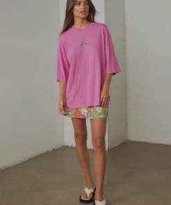 Afends Hounds Of Love Oversized Tee - Candy New Tops 9 Afends Hounds Of Love Oversized Tee - Candy New Tops