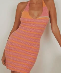 Peppermayo Dancing Day Mini Dress - Sunset Weave