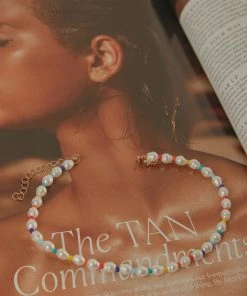 Peppermayo Girls Of Summer Necklace - Pearl Multi