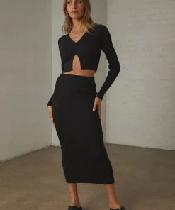 Peppermayo Deja Vu Knit Top - Black New & Most Loved 9 Peppermayo Deja Vu Knit Top - Black New & Most Loved