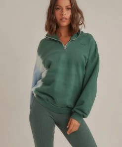 Levi's Yesterdays Dip Dye Chambray Jumper - Blue & Forest