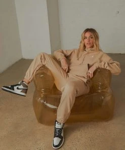 Champion New & Most Loved Reverse Weave Boyfriend Fleece Jogger - Country Walnut