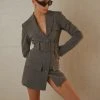 Peppermayo Exclusive New & Most Loved Audrina Blazer Dress - Charcoal 1 Peppermayo Exclusive New & Most Loved Audrina Blazer Dress - Charcoal