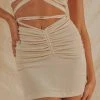 Peppermayo Exclusive Lennon Mini Skirt - Ivory 2 Peppermayo Exclusive Lennon Mini Skirt - Ivory