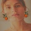 Peppermayo New & Most Loved Sunfields Drop Earrings - Orange 2 Peppermayo New & Most Loved Sunfields Drop Earrings - Orange