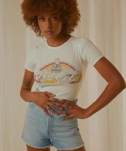 Rolla's Coke Unity Logo Tee - Vintage White New & Most Loved 8 Rolla's Coke Unity Logo Tee - Vintage White New & Most Loved