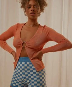 Peppermayo New & Most Loved Pamela Long Sleeve Top - Orange