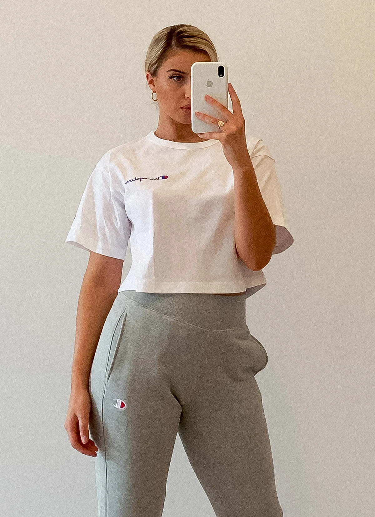 Champion Heritage Crop Tee - White New & Most Loved 3 Champion Heritage Crop Tee - White New & Most Loved