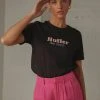 Huffer Stella Fairside Tee - Black New & Most Loved