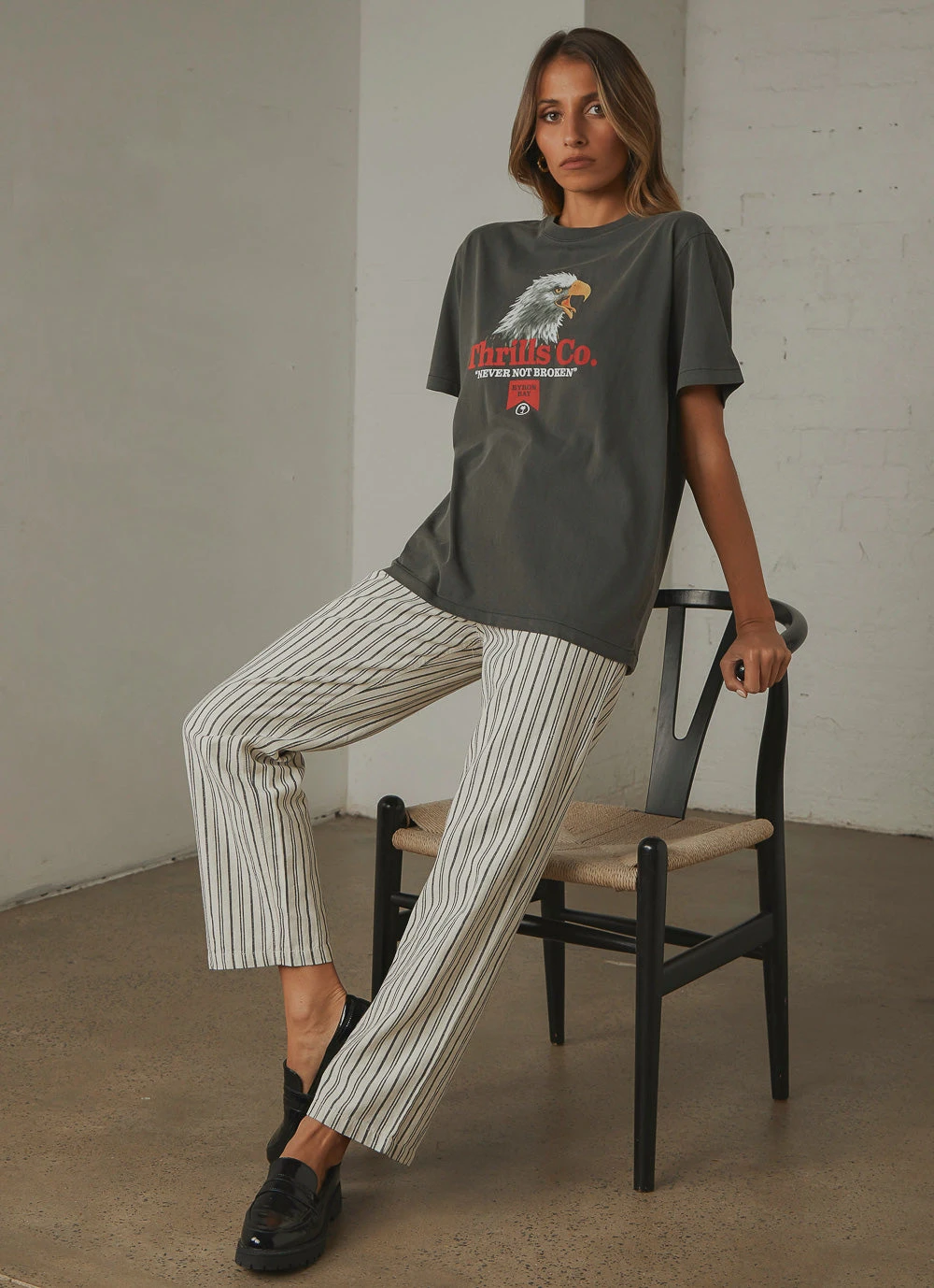 Thrills Talla Merch Fit Tee - Merch Black New & Most Loved 4 Thrills Talla Merch Fit Tee - Merch Black New & Most Loved