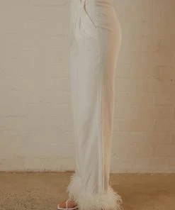 Peppermayo Exclusive Shake It Off Feather Pants - Snow - Pre-Order New & Most Loved 11 Peppermayo Exclusive Shake It Off Feather Pants - Snow - Pre-Order New & Most Loved