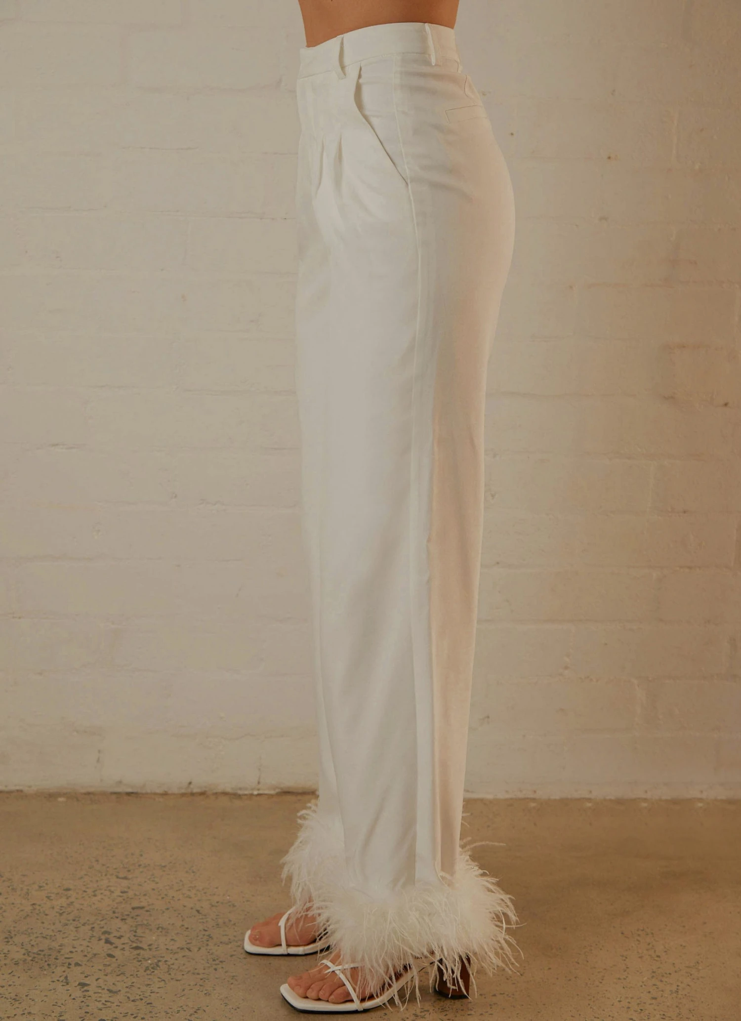 Peppermayo Exclusive Shake It Off Feather Pants - Snow - Pre-Order New & Most Loved 6 Peppermayo Exclusive Shake It Off Feather Pants - Snow - Pre-Order New & Most Loved