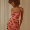 Peppermayo Exclusive Yasmine Knit Mini Dress - Pink Stripe 2 Peppermayo Exclusive Yasmine Knit Mini Dress - Pink Stripe