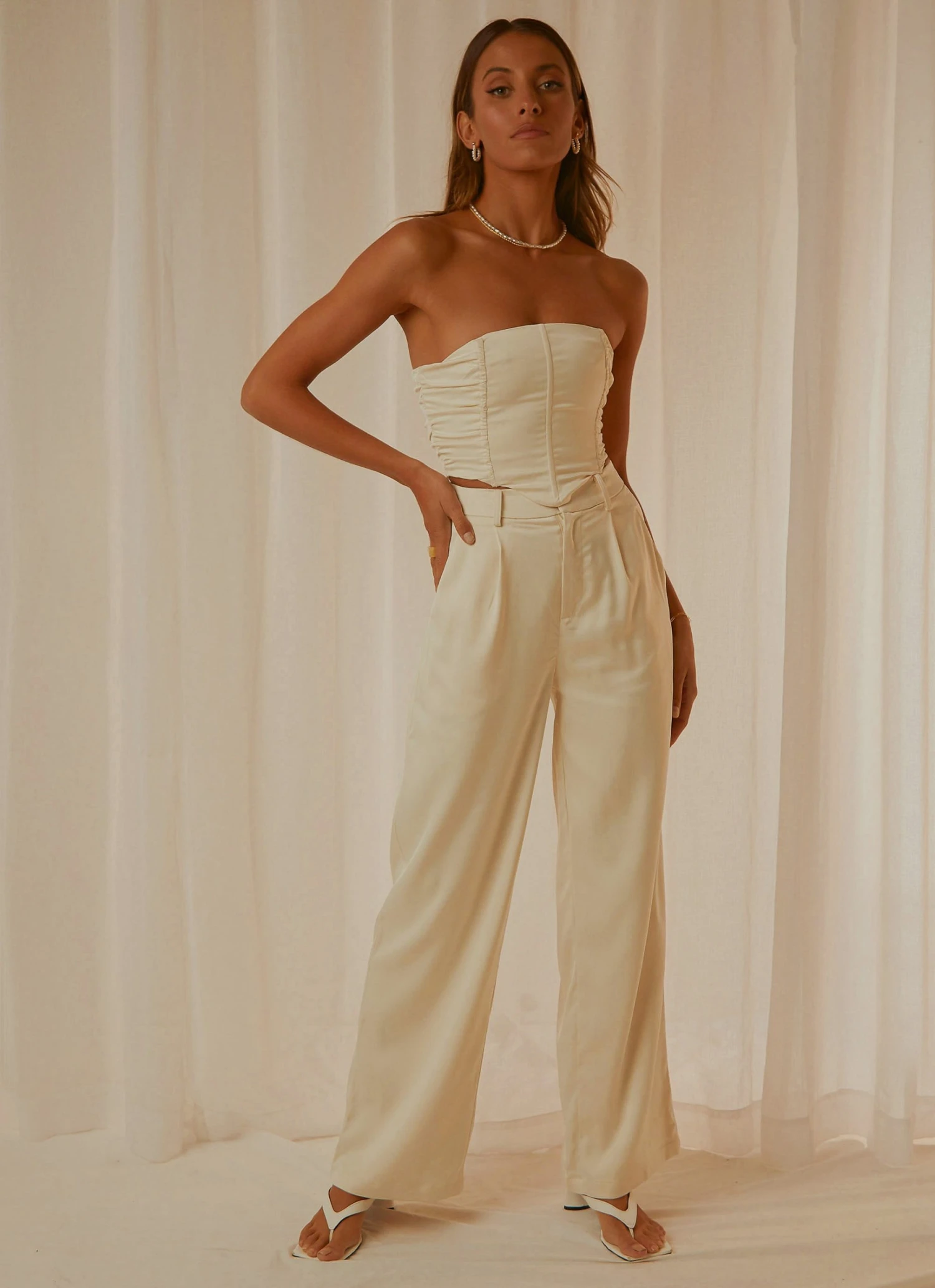 Peppermayo Exclusive Time To Dream Bustier Top - Ivory 5 Peppermayo Exclusive Time To Dream Bustier Top - Ivory