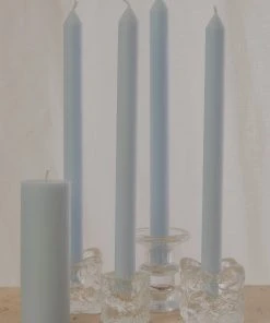 Candle Co New & Most Loved Moreton Eco Dinner Candle 4 Pack - Pastel Blue 9 Candle Co New & Most Loved Moreton Eco Dinner Candle 4 Pack - Pastel Blue