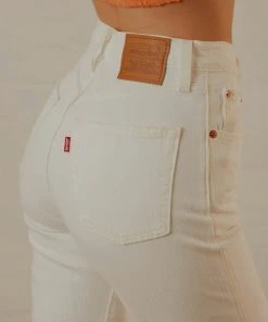 Levi's Ribcage Straight Ankle Jeans - Cloud Over New & Most Loved