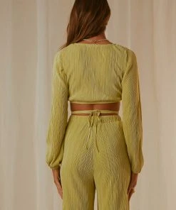 Peppermayo Exclusive New & Most Loved Malibu Dreaming Wrap Top - Sage 11 Peppermayo Exclusive New & Most Loved Malibu Dreaming Wrap Top - Sage