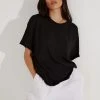 Afends Slay Hemp Oversized Tee - Black New & Most Loved