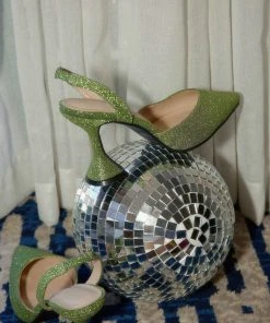 Cult Avenue New & Most Loved Style Studio Heel - Summer Green