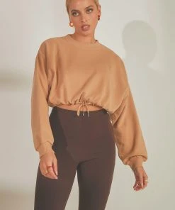 Lee Cinched Sweater Iced Cofee - Iced Cofee New & Most Loved