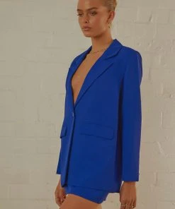 Peppermayo Exclusive Italian Cities Blazer - Cobalt New & Most Loved 10 Peppermayo Exclusive Italian Cities Blazer - Cobalt New & Most Loved
