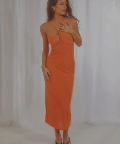Peppermayo Exclusive Your Revolution Midi Dress - Orange 9 Peppermayo Exclusive Your Revolution Midi Dress - Orange