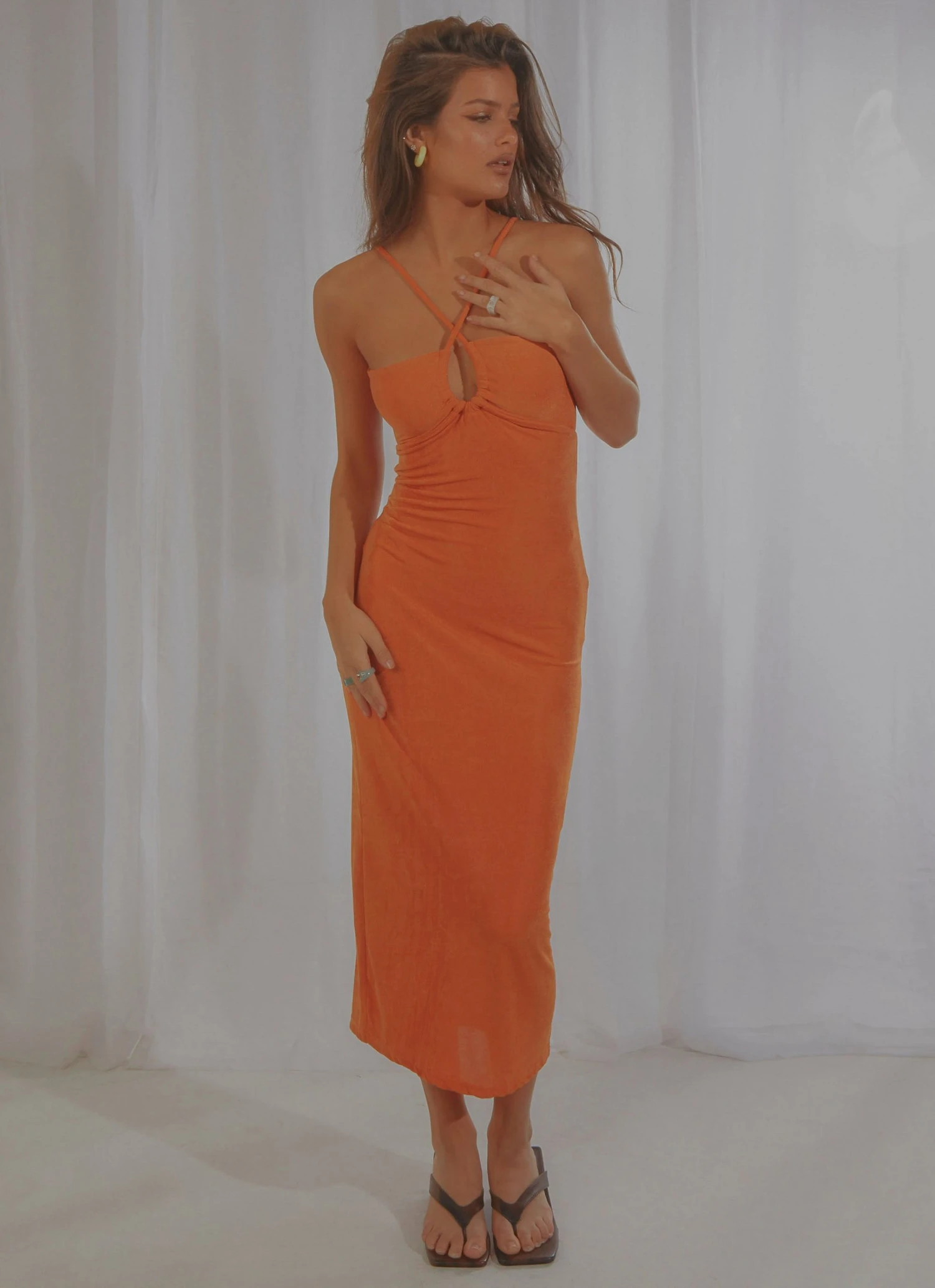 Peppermayo Exclusive Your Revolution Midi Dress - Orange 5 Peppermayo Exclusive Your Revolution Midi Dress - Orange