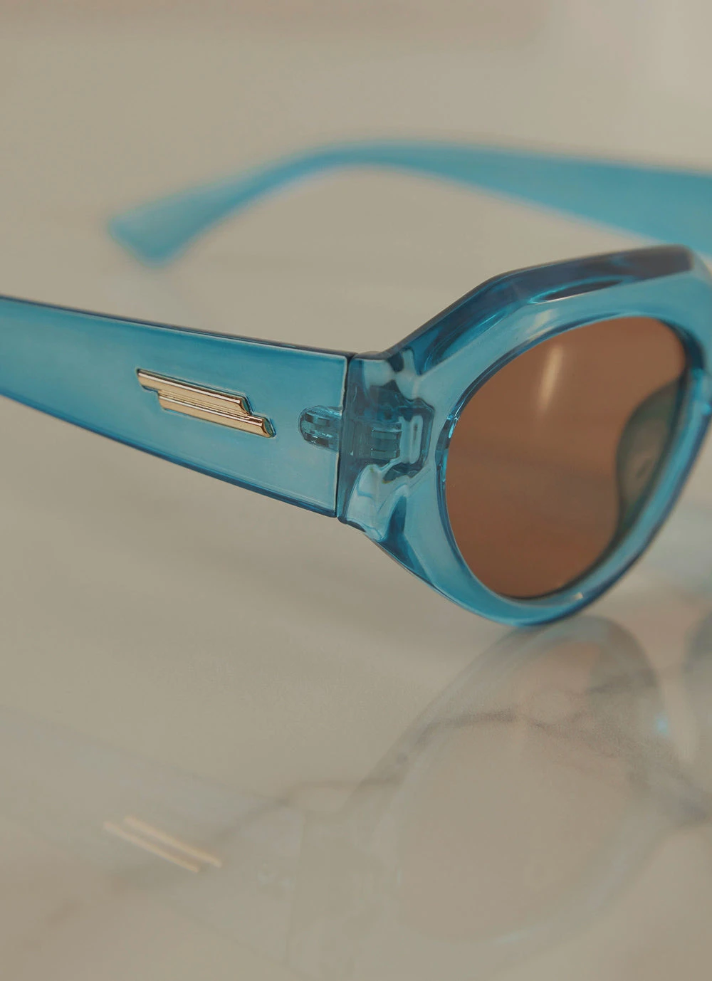 Peppermayo Used To Be Sunglasses - Blue 4 Peppermayo Used To Be Sunglasses - Blue