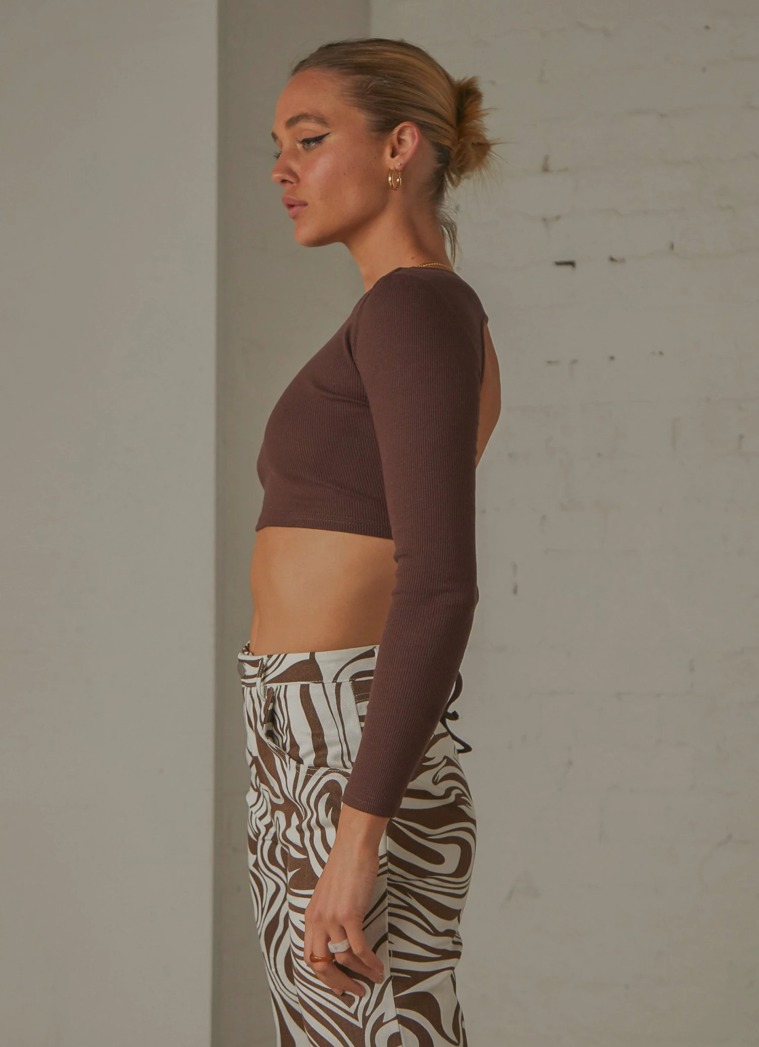 Peppermayo Exclusive Total Crush Tie Back Top - Choc Brown New & Most Loved 6 Peppermayo Exclusive Total Crush Tie Back Top - Choc Brown New & Most Loved