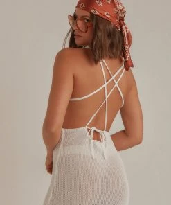 Peppermayo Cabana Days Dress - White