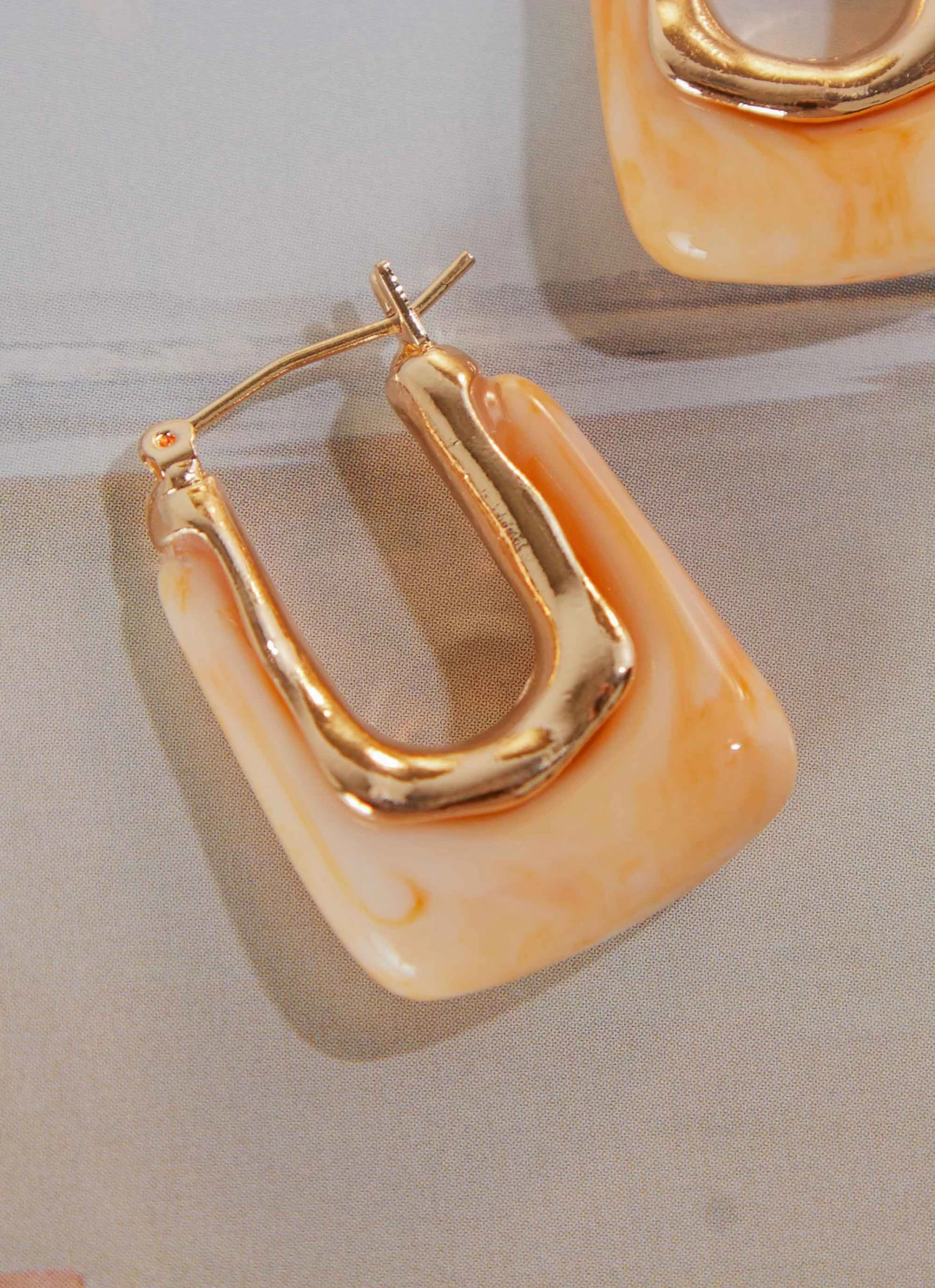 Peppermayo Peaceful Groove Earrings - Beige 4 Peppermayo Peaceful Groove Earrings - Beige