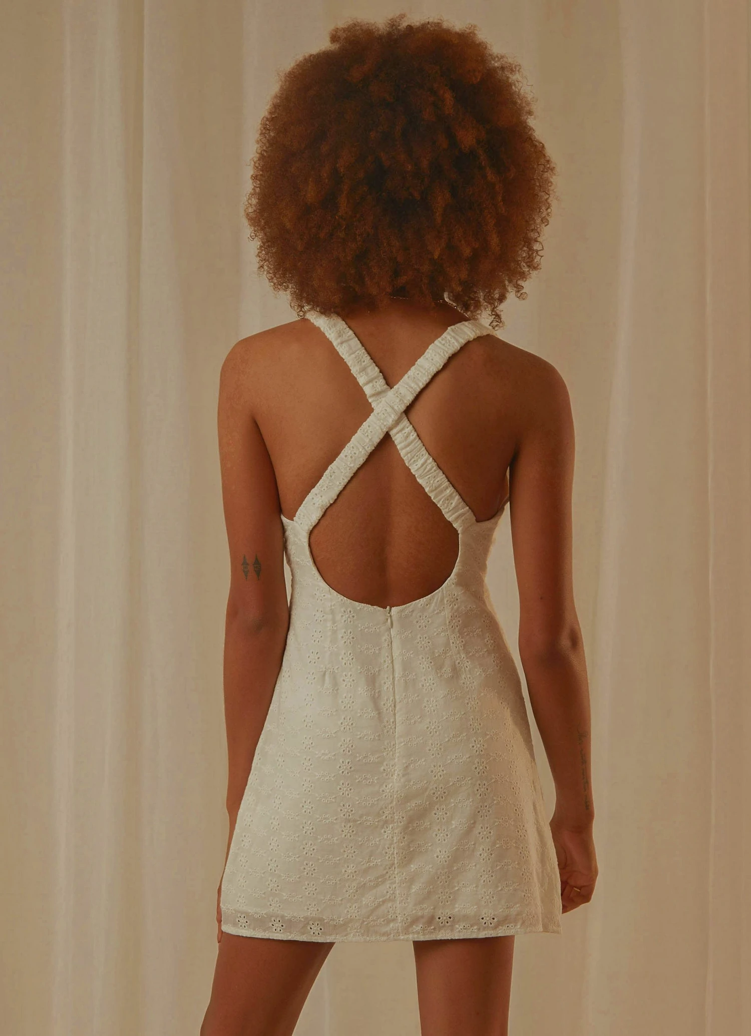 Peppermayo Exclusive New & Most Loved Blank Space Mini Dress - White Broderie 8 Peppermayo Exclusive New & Most Loved Blank Space Mini Dress - White Broderie