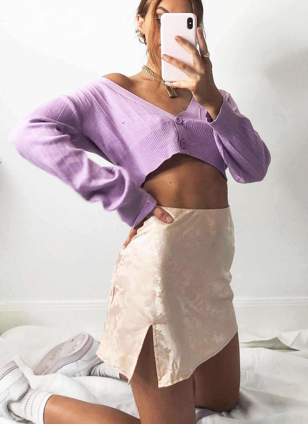 Peppermayo Adama Mini Skirt - Champagne 4 Peppermayo Adama Mini Skirt - Champagne