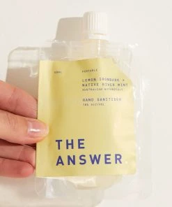 The Answer Hand Sanitiser - 50ML - Lemon Ironbark & Native River Mint New & Most Loved
