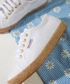 Superga 2750 Cotropeu Sneakers - White Gold New & Most Loved