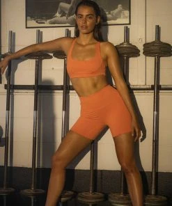 LaHana Swim Archer Biker - Dusty Orange New & Most Loved