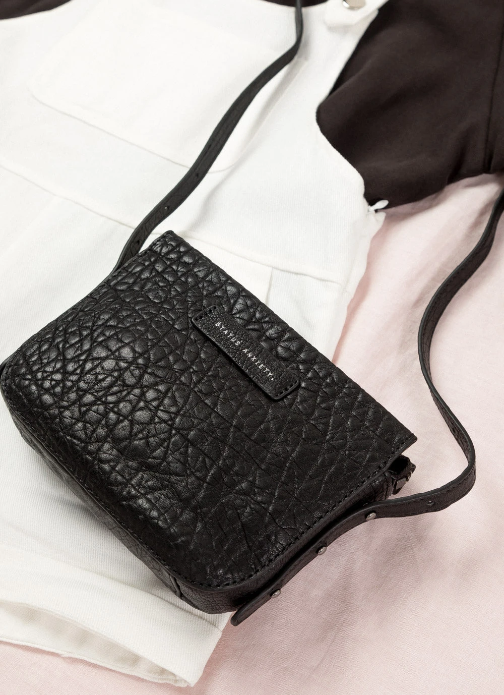 Status Anxiety In Her Command Bag - Black Bubble 4 Status Anxiety In Her Command Bag - Black Bubble