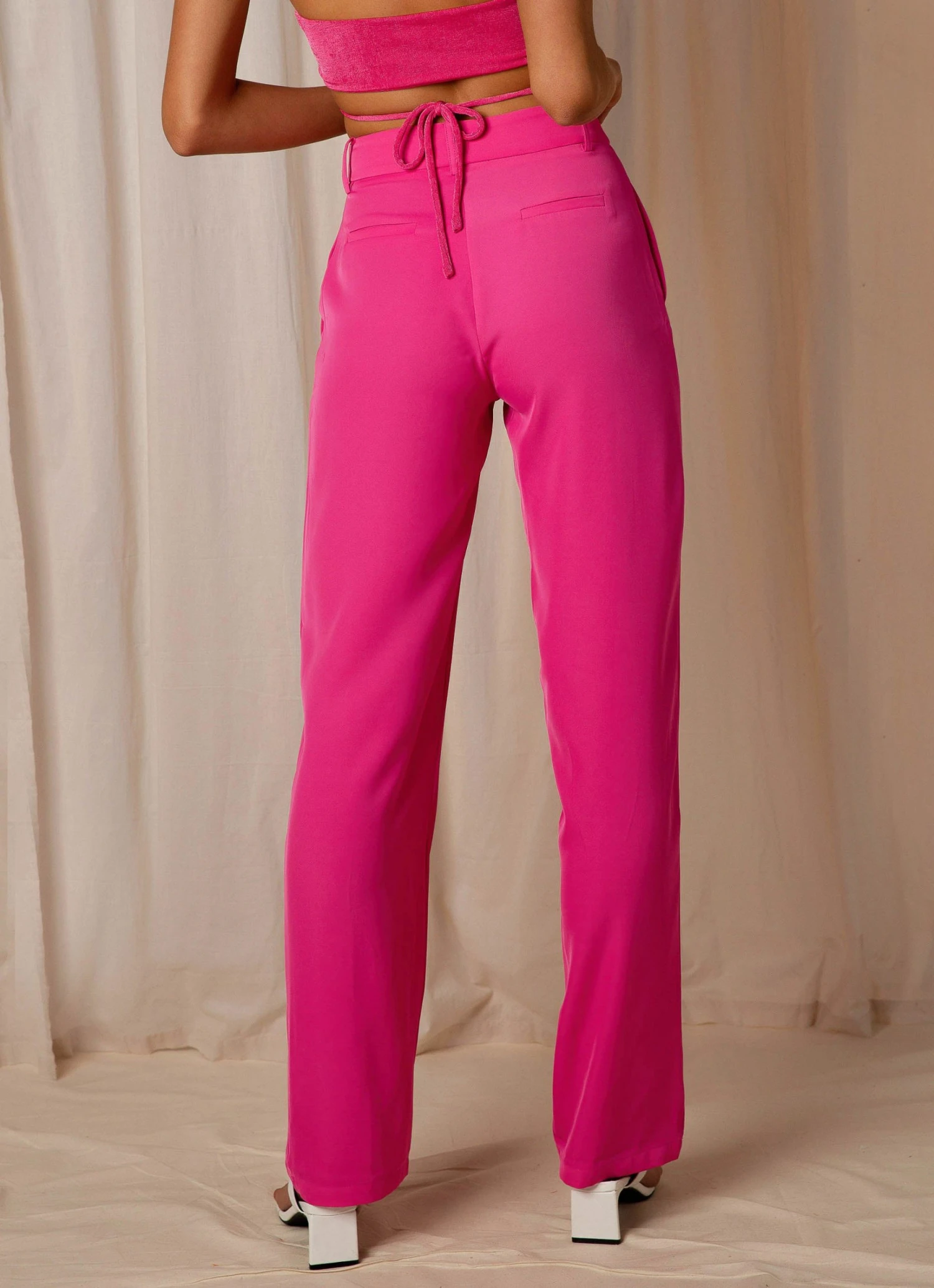 Peppermayo Exclusive New & Most Loved Set The Tone Suit Pants - Magenta 7 Peppermayo Exclusive New & Most Loved Set The Tone Suit Pants - Magenta