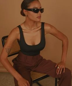 Peppermayo Exclusive New & Most Loved Style Essential Tank - Black