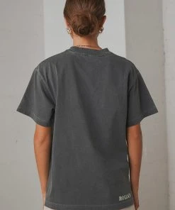 Rolla's New & Most Loved Tomboy MTV Tie Dye Tee - Black